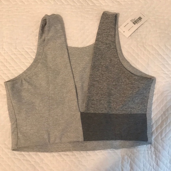 Outdoor Voices Other - Outdoor Voices grey sports bra top - size L